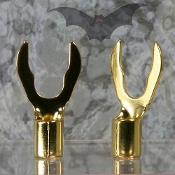 Vampire Wire SS9 Gold Plated Copper Spade Connectors