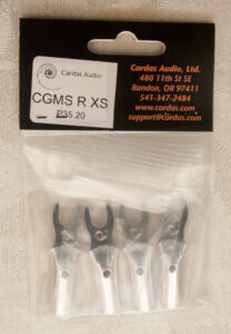 Cardas Audio CGMS R XS-BTS 6mm Banana to Spade Adaptor set of 4