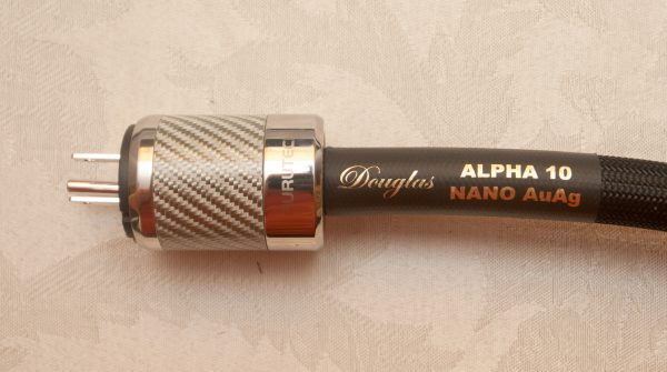 Alpha 10 Nano AuAg Custom Power Cable by Douglas Connection