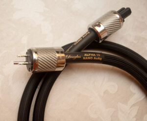 Alpha 10 Nano AuAg Custom Power Cable by Douglas Connection