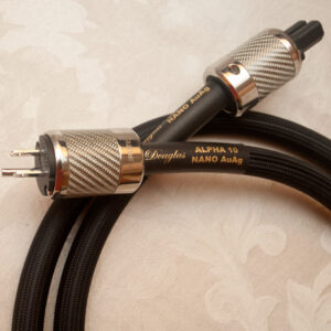 Alpha 10 Nano AuAg Custom Power Cable by Douglas Connection