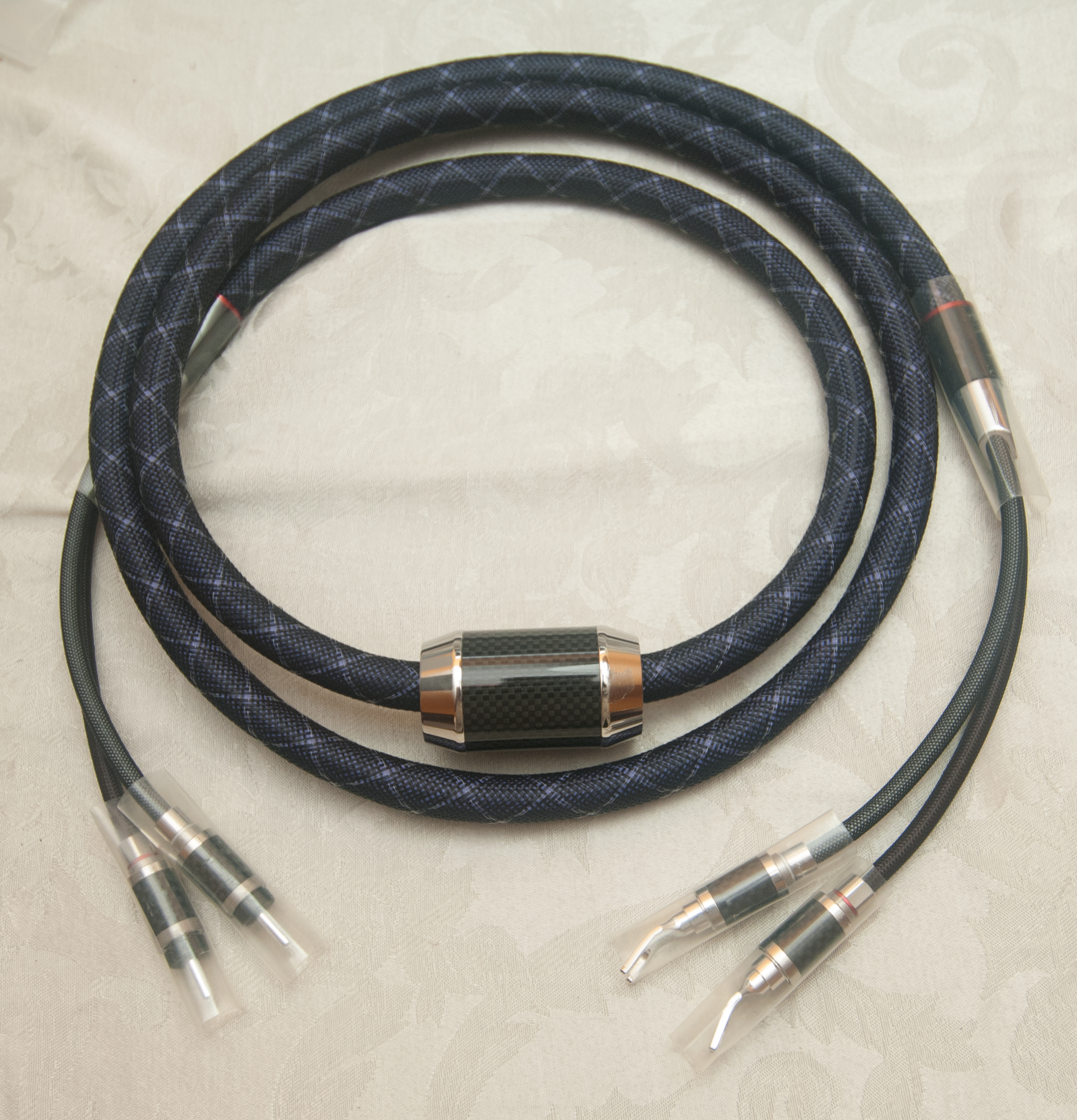 Furutech NanoFlux 2.5 Meter Speaker Cable Pair Bananas to Spades