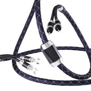 Furutech NanoFlux 2.5 Meter Speaker Cable Pair Bananas to Spades