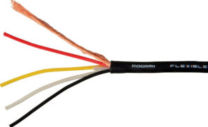 Mogami W2929 28 AWG 4-Conductor Mini Shielded Cable