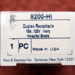 Pass Seymour 8200HI Hospital Grade Duplex Receptacle