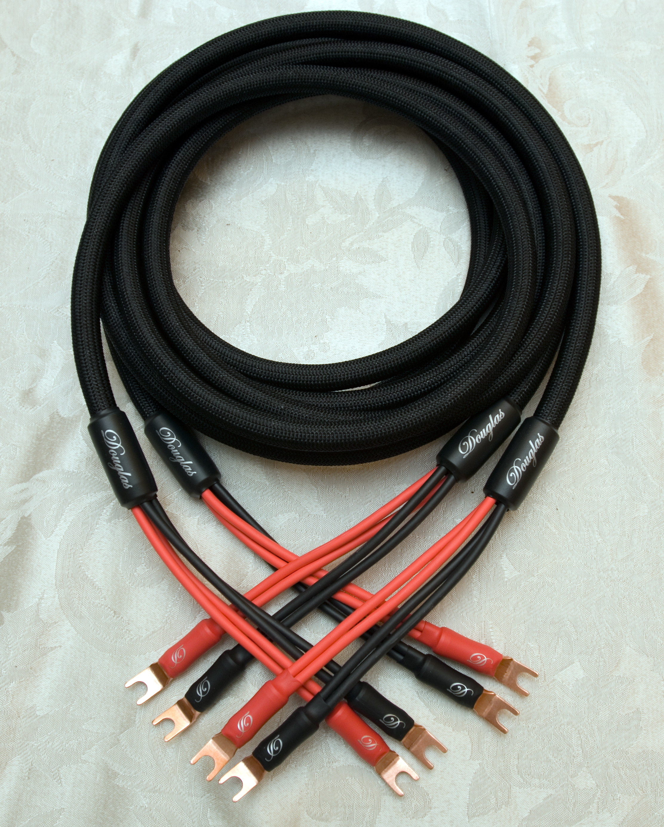 9 AWG OFHC Speaker Cables DIY Kit