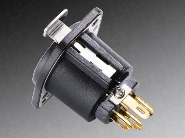 Furutech FT-785M G Gold Plated Chassis XLR connector