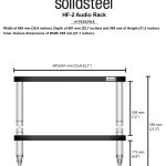 SolidSteel HF Series High End Audio Rack