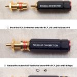 Douglas Connection Locking RCA Plug