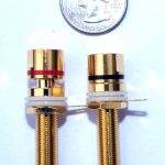 Gold Plated Binding Posts 2 Pair