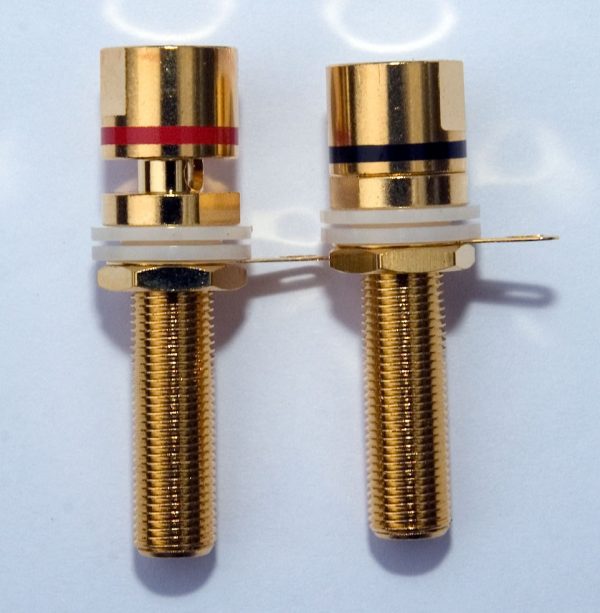 Gold Plated Binding Posts 2 Pair