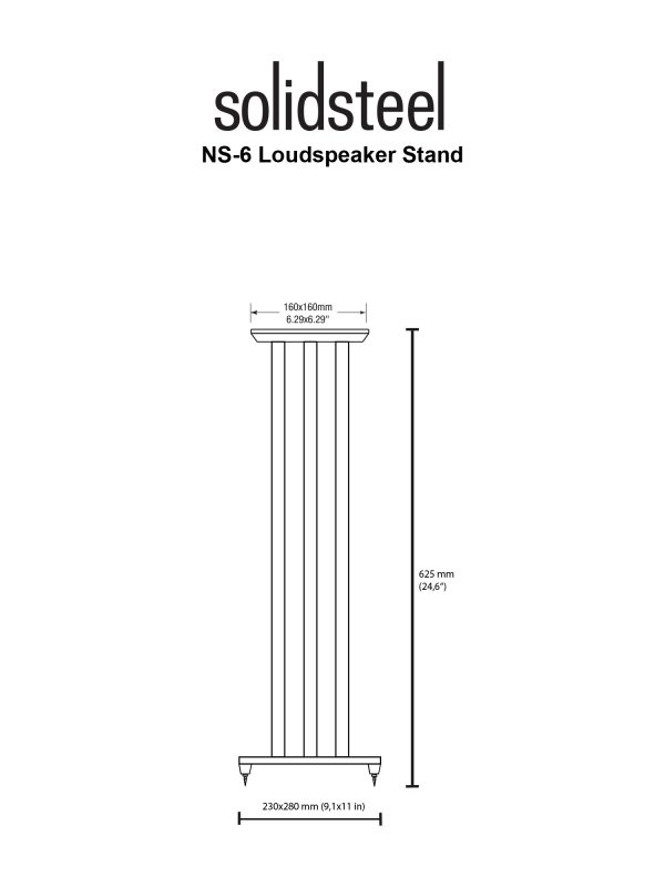 SolidSteel NS Series HiFi Speaker Stands