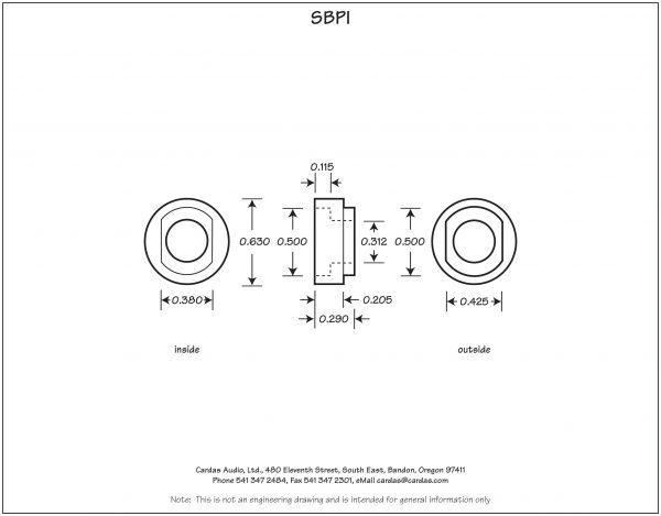 Cardas SBPI Single Binding Post Insulators